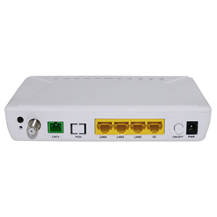 GPON ONT 1GE+3FE+CATV(single fiber)