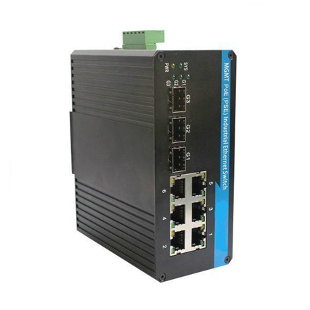 3*1000M SFP FX+6 *100M TX. GIGABIT DIN-R