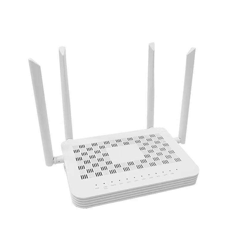 XPON ONU 4GE+POTS+1*USB3.0+WIFI6(3000M) Dual band 4*antenna