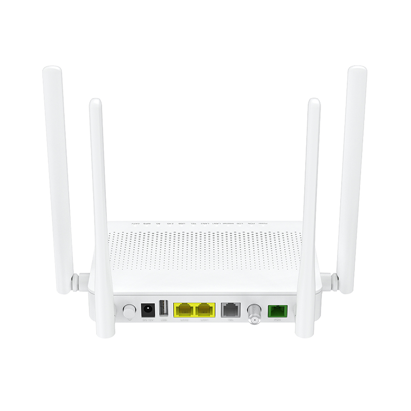 XPON ONU 2GE+1POTS+CATV+WIFI5 dual band 4*antennas