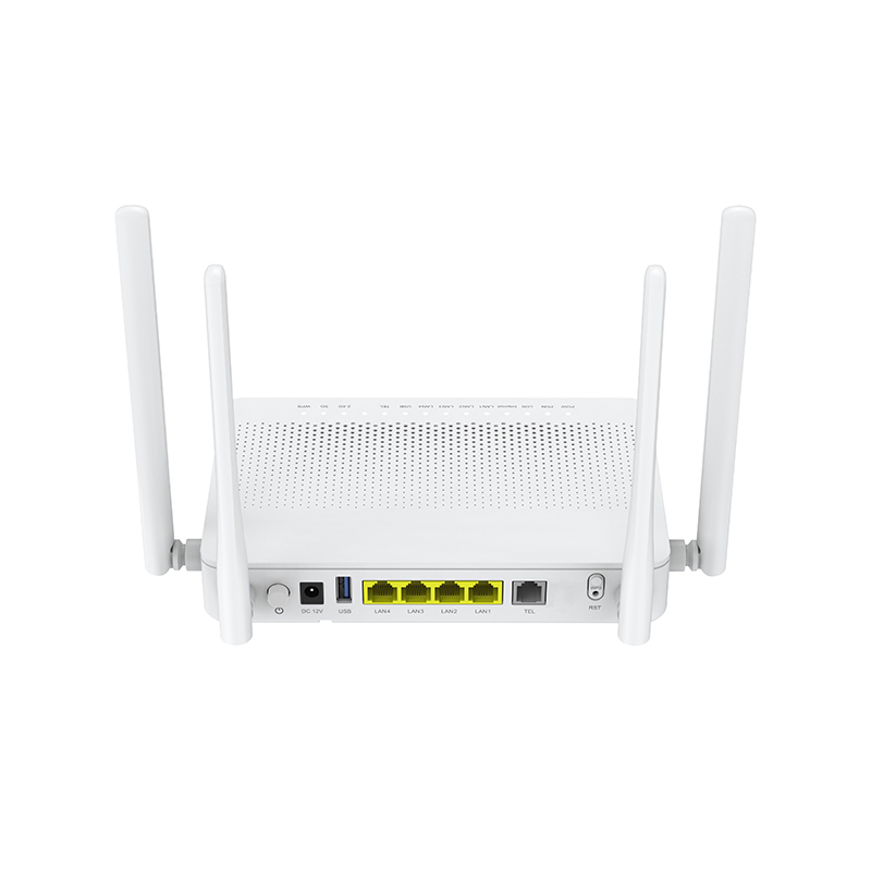 XPON ONU 4GE+1POTS+WIFI6 AX3000 dual band