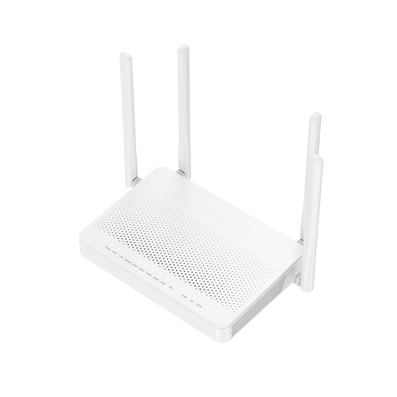 XPON ONU 4GE+1POTS+WiFi6 2.4G/5GHz 3000M 4 *antennas